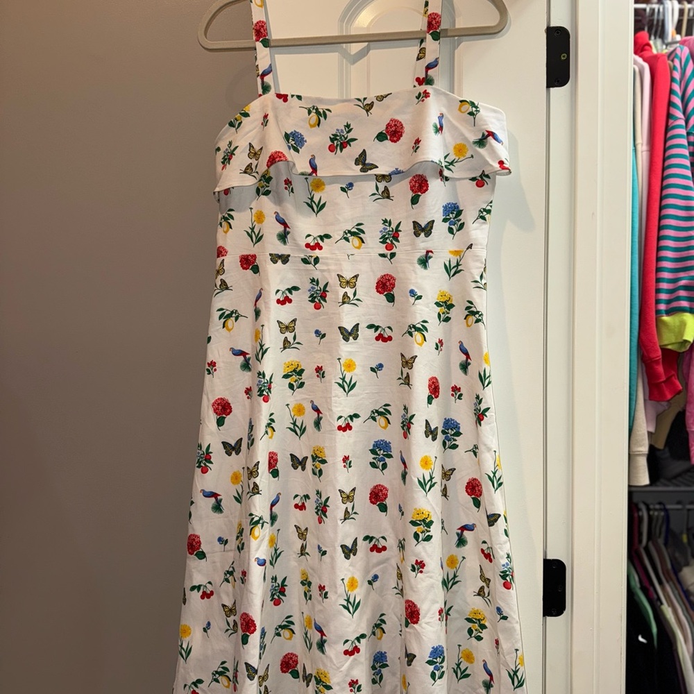 Ann Taylor Botanical Garden Midi Dress